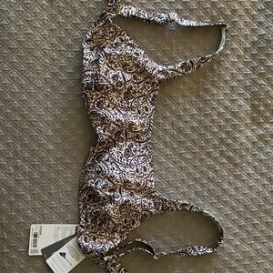 athleta aqualuxe batik swim top 34D/DD